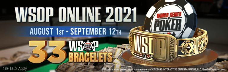 Полное Расписание WSOP Online 2021